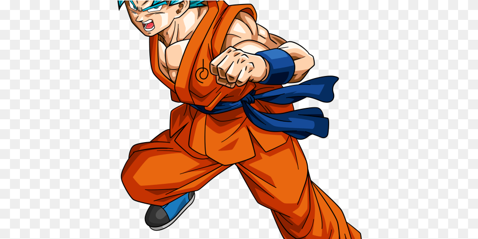 Goku Clipart Ssj God Dragon Ball Goku Ssj, Person, Martial Arts, Sport, Book Png