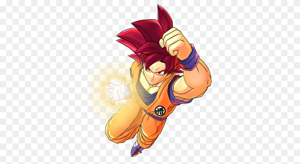 Goku Clipart Super Saiyan God, Book, Comics, Publication, Baby Png Image