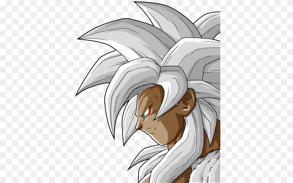 Goku Dragon Ball Af Ssj5 Goku Blanco Dragon Ball Af, Book, Comics, Publication, Person Free Transparent Png