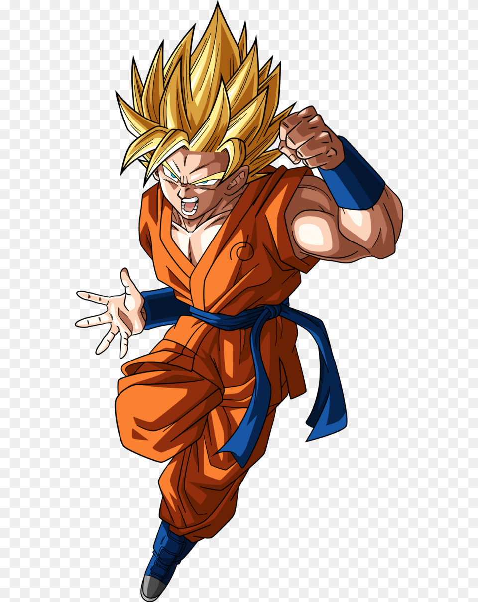 Goku Dragon Ball Super Goku Blue, Book, Comics, Publication, Person Free Png