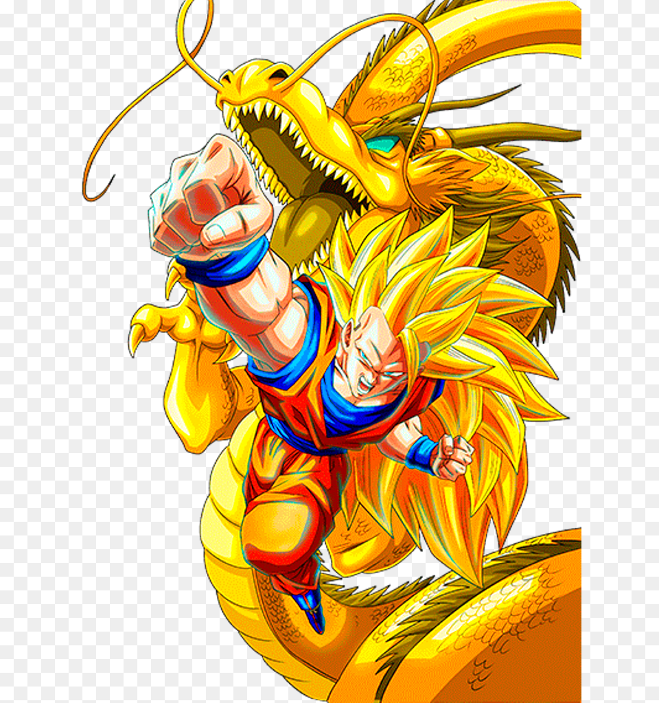 Goku Dragon Fist By Alexiscabo1 D9lto7k Super Saiyan 3 Goku Dokkan, Adult, Female, Person, Woman Free Png Download