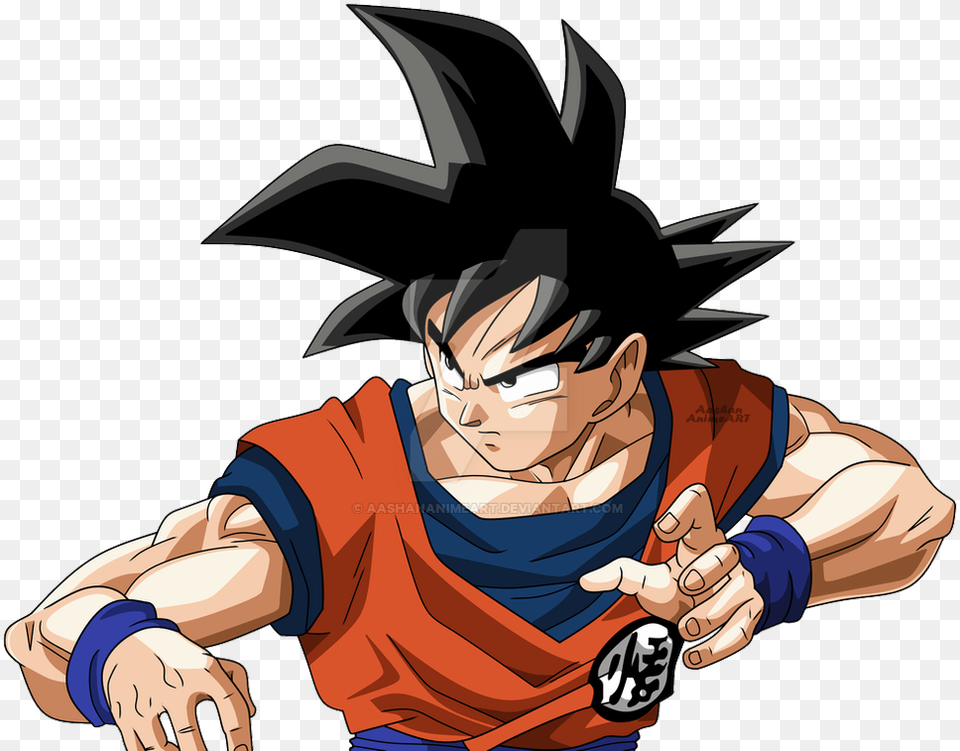 Goku Face Goku Base Form, Book, Comics, Person, Publication Free Transparent Png