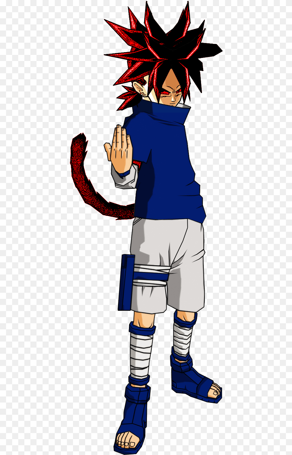 Goku Fused With Sasuke, Book, Comics, Publication, Person Free Png