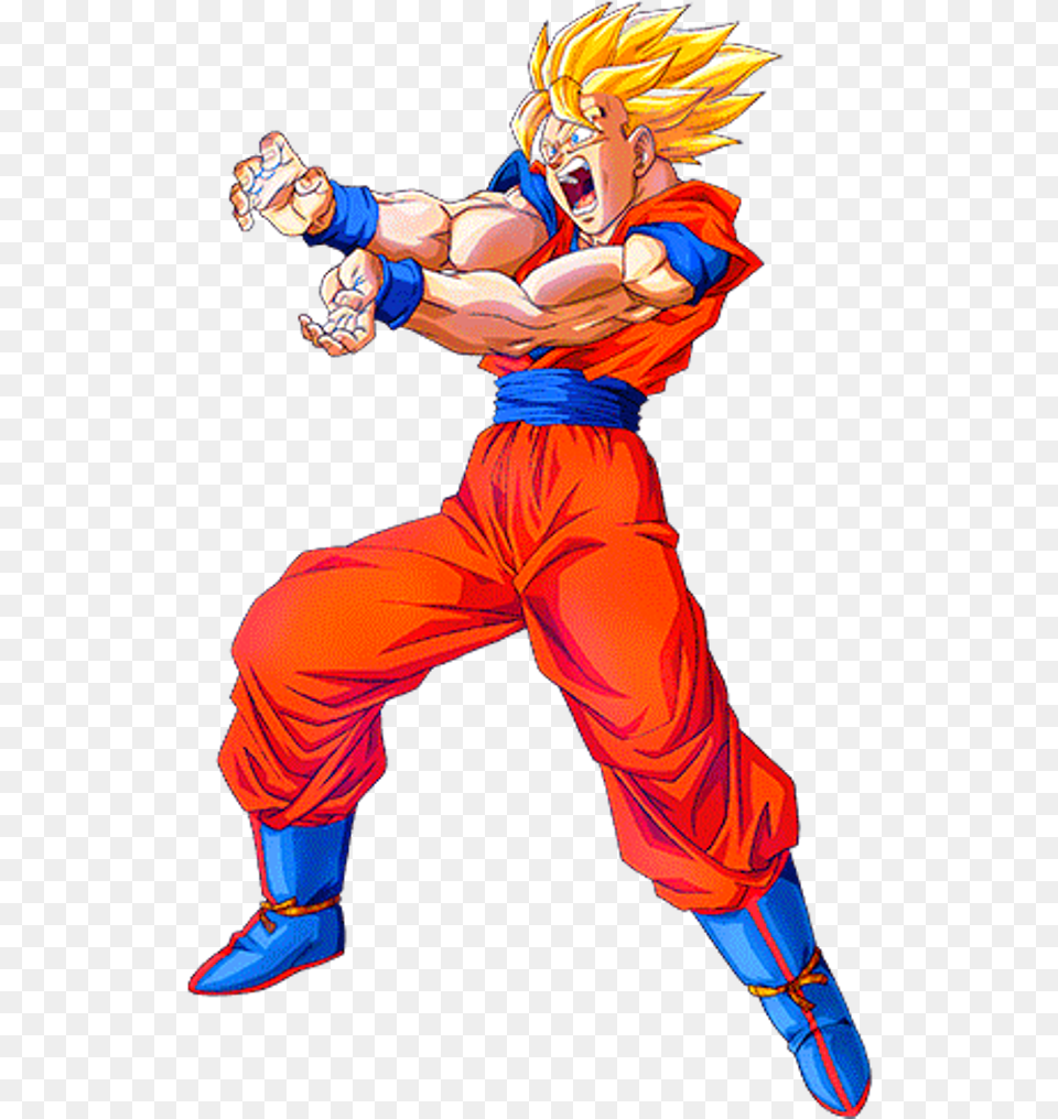 Goku Kamehameha Ssj1, Book, Comics, Publication, Adult Free Png