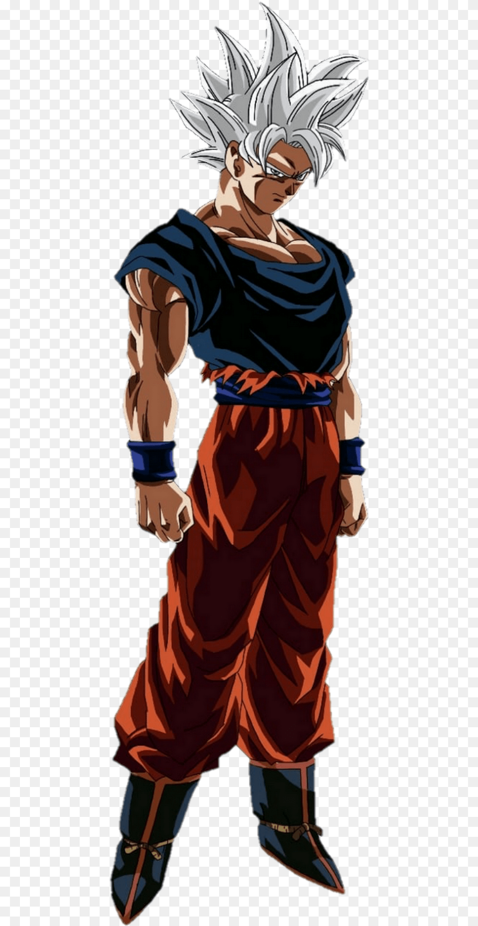 Goku Matris Ultra Instinct Super Saiyan 4 Black, Adult, Publication, Person, Female Free Transparent Png