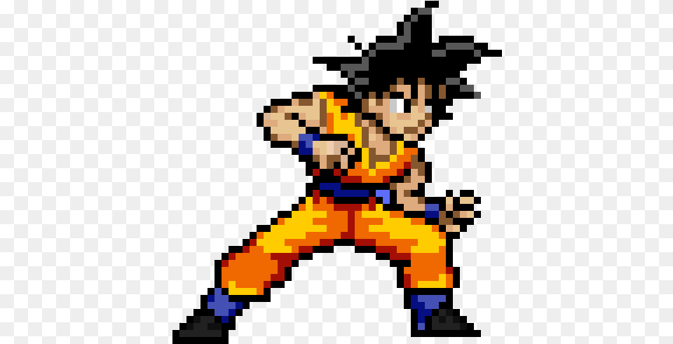 Goku Pixel Art, People, Person Png Image