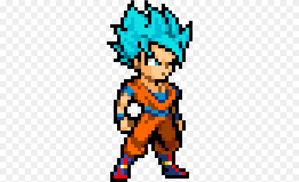 Goku Pixel Art, Graphics, Person Png Image