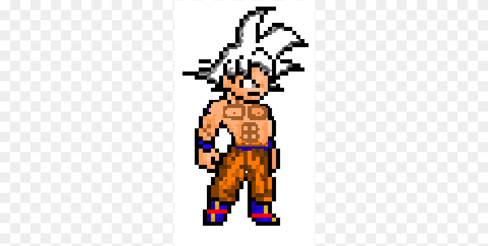 Goku Pixel Art Dragon Ball Super, People, Person, Clothing, Costume Free Png