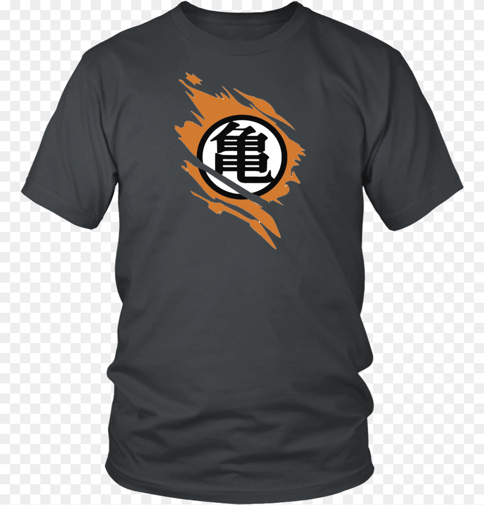 Goku Ripped Kame Logo Shirt U2013 Ultra Instinct Db Super Dragon Ball, Clothing, T-shirt Png Image