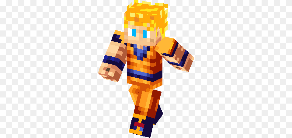 Goku Skin Minecraft Skin Goku, Baby, Person, Toy, Pinata Free Png Download