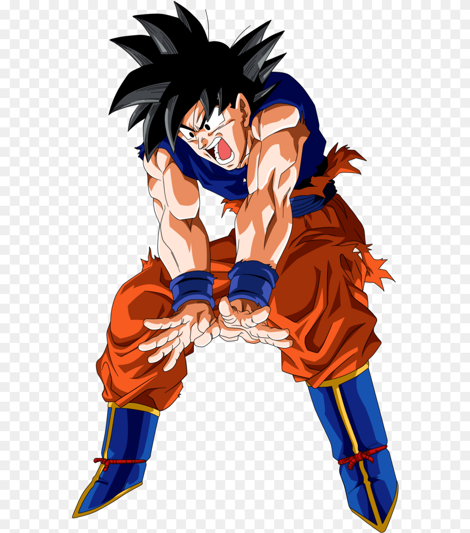 Goku Spirit Bomb, Book, Comics, Publication, Baby Free Png Download