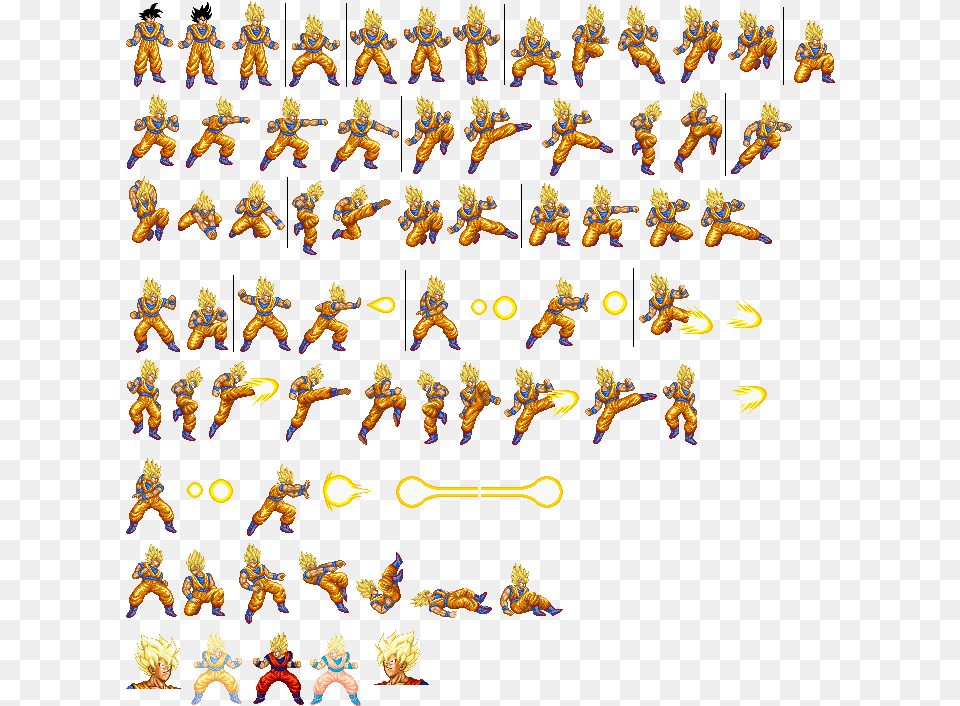 Goku Sprites, Person, Baby, Animal, Bee Free Png Download