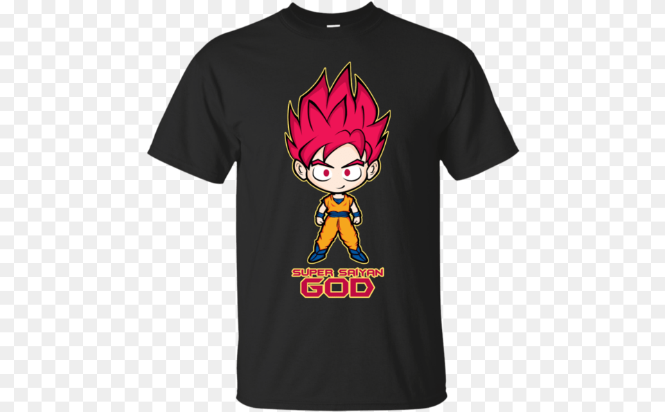 Goku Ssg Chibi T Shirt Amp Hoodie Naruto Pain Hoodie, Clothing, T-shirt, Face, Head Free Png