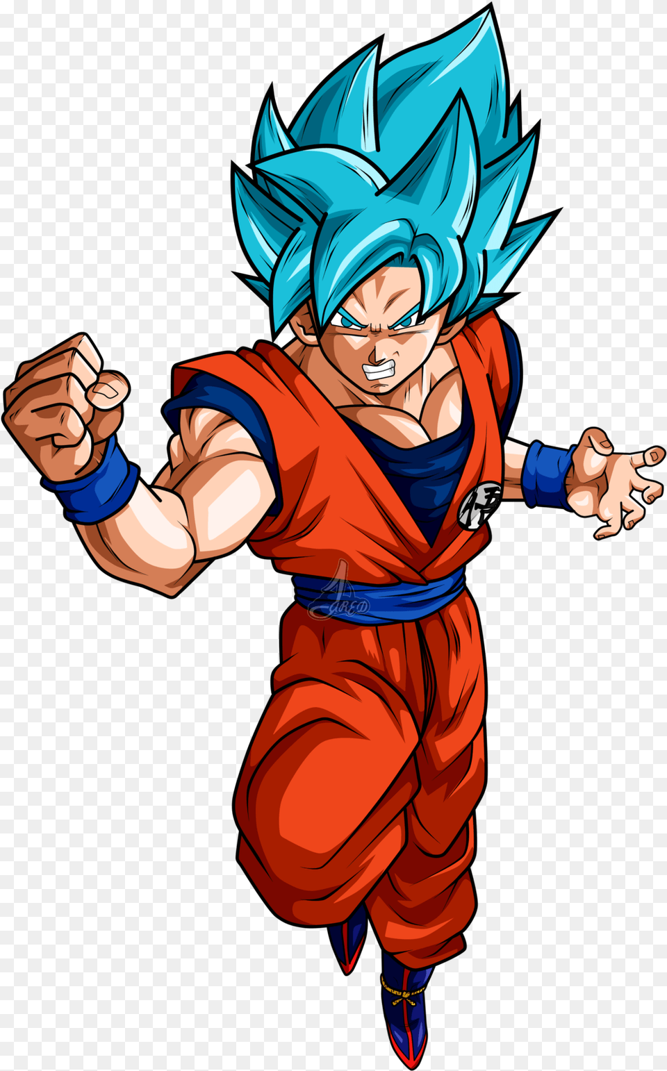 Goku Ssj Blue Dbs, Book, Comics, Publication, Person Free Png Download