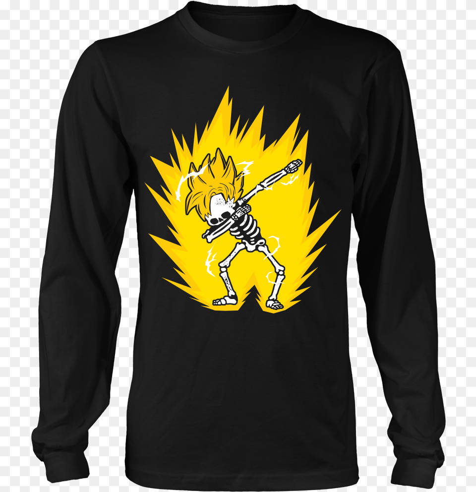 Goku Ssj Dab Skeleton X Ray Costume Might Look Like I M Listening To You But In My Head, Clothing, Long Sleeve, Sleeve, T-shirt Png