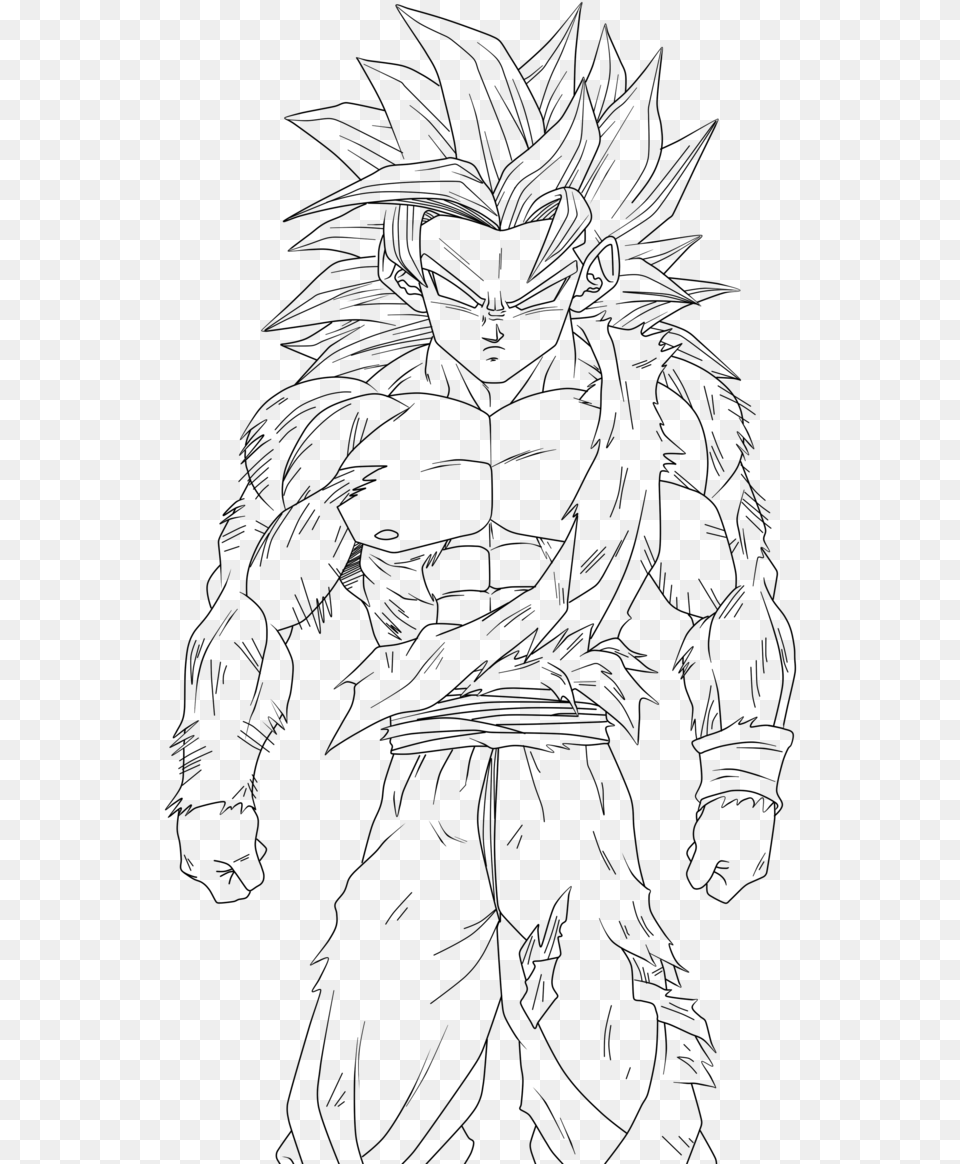 Goku Ssj Deus Para Desenhar, Gray Free Transparent Png