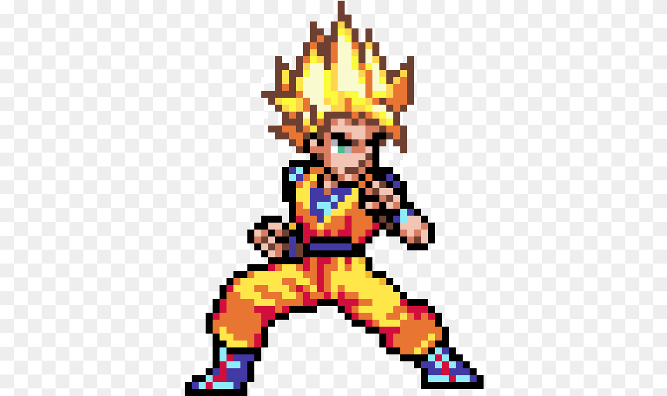 Goku Ssj Pixel Art Goku Png Image