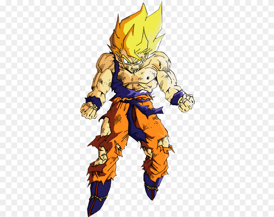 Goku Ssj3 Cuerpo Completo, Book, Comics, Publication, Baby Png