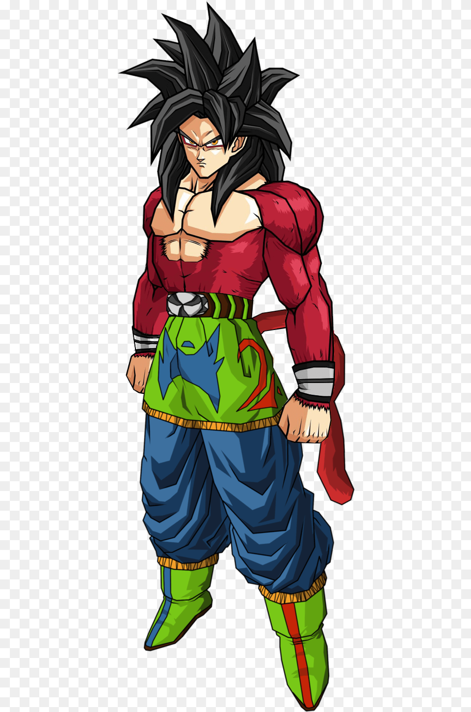 Goku Ssj4 No Background, Book, Publication, Comics, Person Png Image