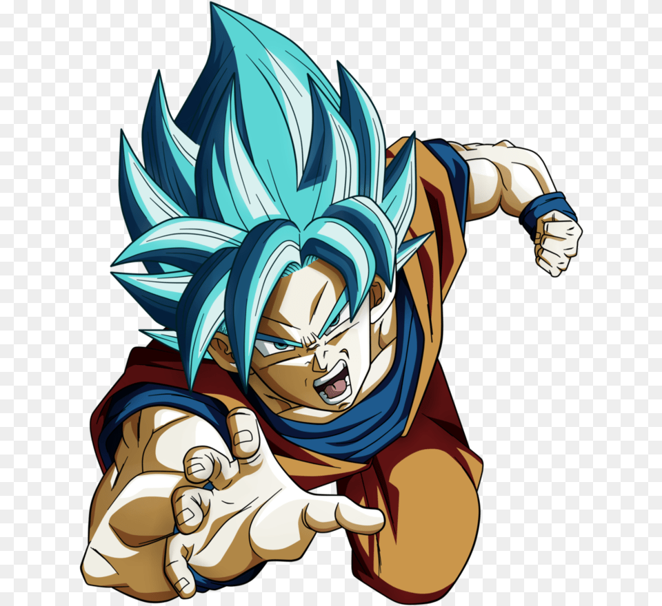 Goku Stickers In Blue, Book, Comics, Publication, Baby Free Png Download