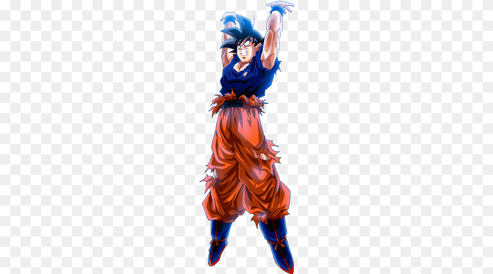 Goku Str Ssr Goku Spirit Bomb Dokkan Battle, Book, Comics, Publication, Adult Png Image