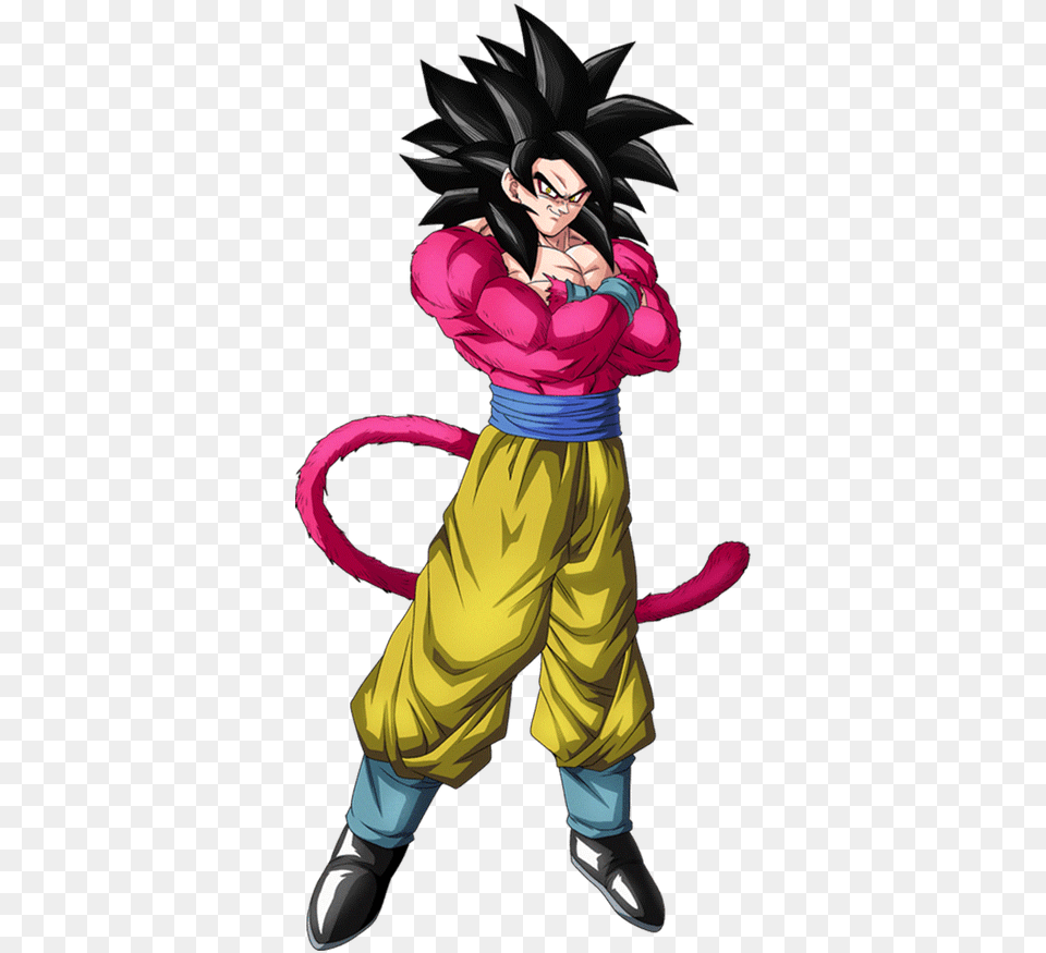 Goku Super Saiyan 4, Adult, Book, Comics, Female Free Png Download