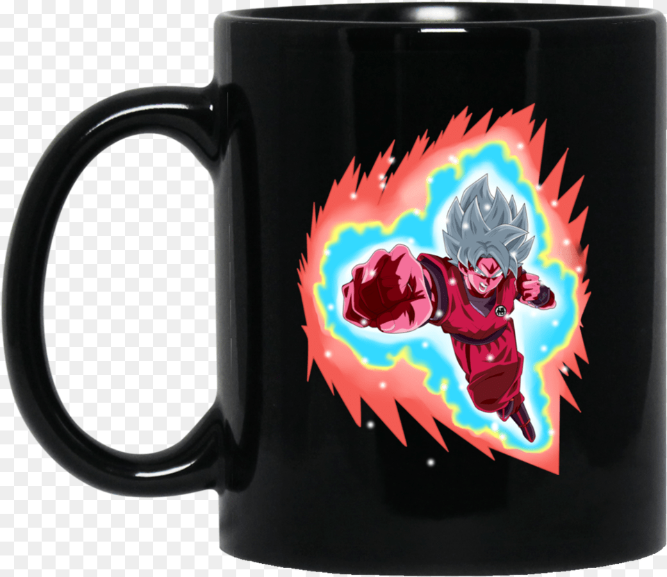 Goku Super Saiyan Blue Kaioken X10 Dragon Ball Mugs, Cup, Baby, Person, Beverage Png Image