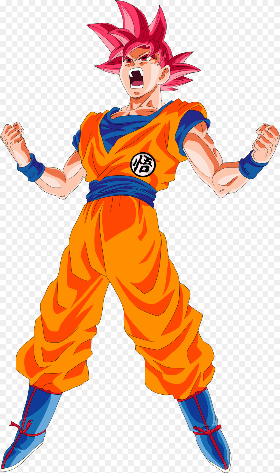 Goku Super Saiyan God Power Up Palette 1 By Eymsmiley D92yoor Goku Ssj God, Book, Clothing, Comics, Costume Png Image