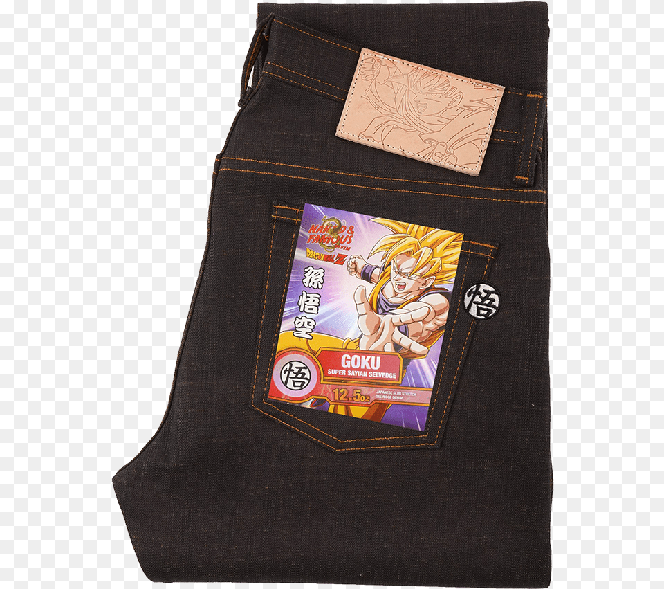 Goku Super Saiyan Selvedge Naked Amp Famous Dragon Ball, Clothing, Pants, Jeans, Accessories Free Png Download