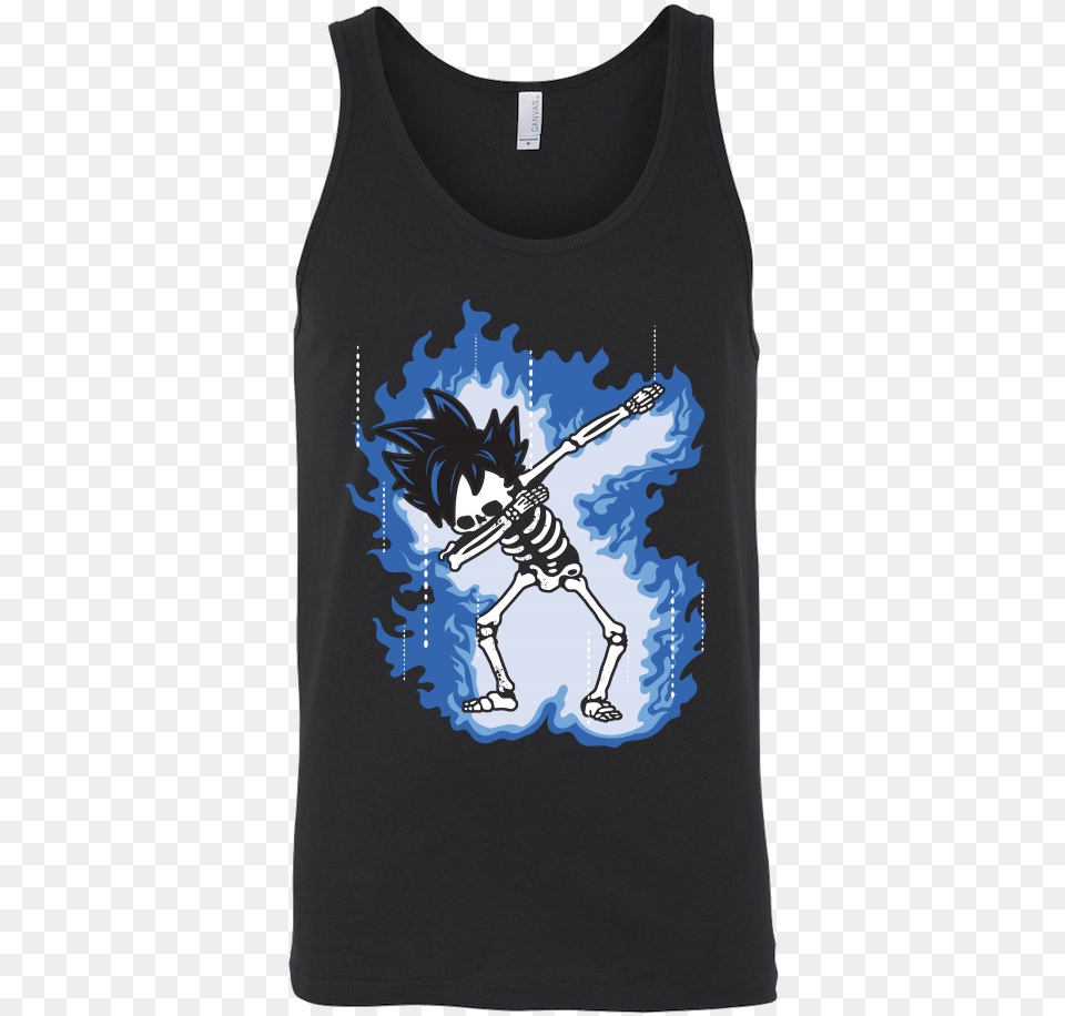 Goku Ultra Instinct Dab Skeleton X Ray Costume Goku Ultra Instinct Dab, Clothing, Tank Top, T-shirt, Person Png