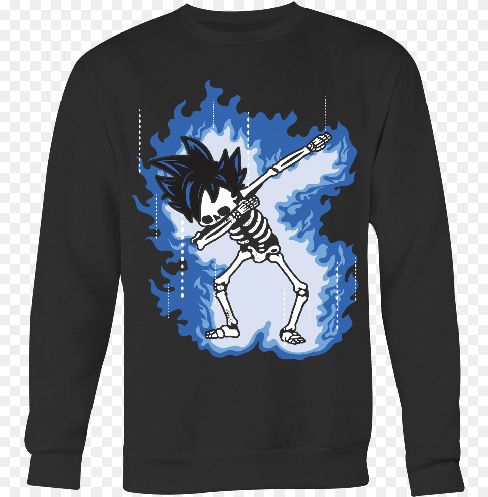 Goku Ultra Instinct Dab Skeleton X Ray Costume Shirt, Clothing, Sweatshirt, Sweater, Knitwear Free Png Download