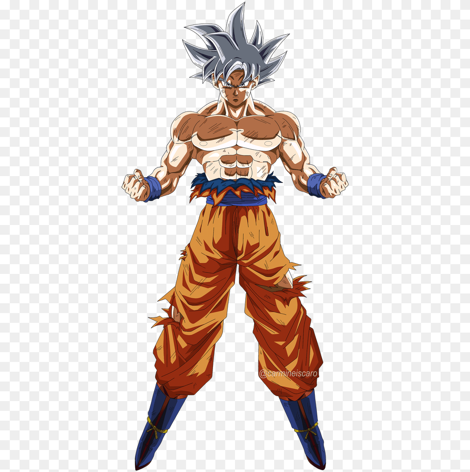 Goku Ultra Instinct Mastered By Carmineiscaro Goku Ultra Instinct, Book, Comics, Publication, Person Free Png Download