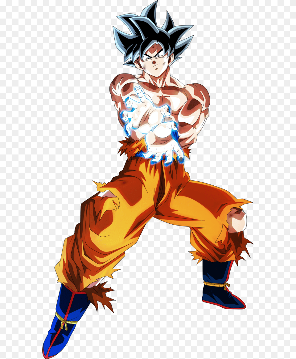 Goku Utra Instinto By Saodvd Dbv4xd8 Saodvd, Publication, Book, Comics, Person Png Image