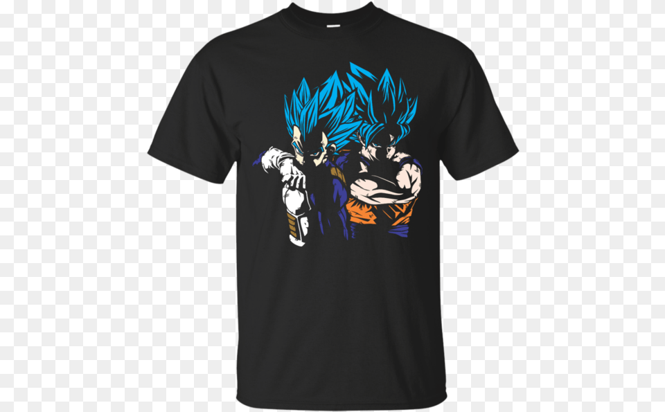 Goku Vegeta Super Saiyan Blue Super Dragon Ball Z T Dragon Ball Always On Display, Clothing, T-shirt, Face, Head Free Png Download