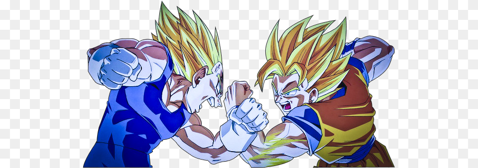 Goku Vs Vegeta Svg Stock Dragon Ball Z, Book, Comics, Publication, Person Free Png