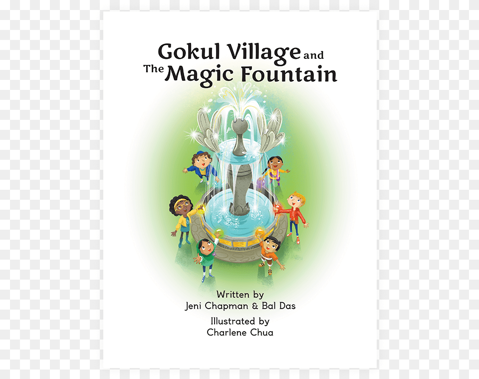Gokul Village And The Magic Fountain Poster, Advertisement, Boy, Child, Person Png Image
