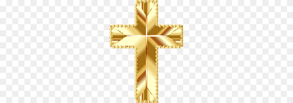 Gold Cross, Symbol, Crucifix Free Transparent Png