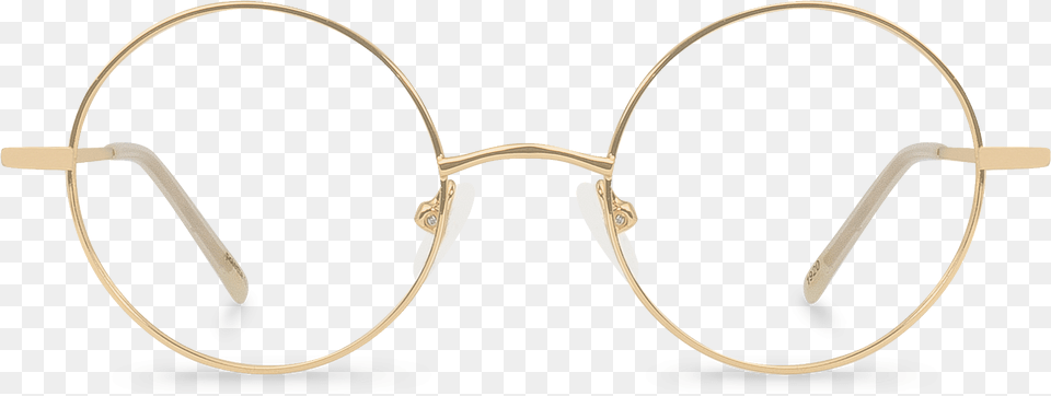 Gold 1920 Round Glasses, Accessories Png Image