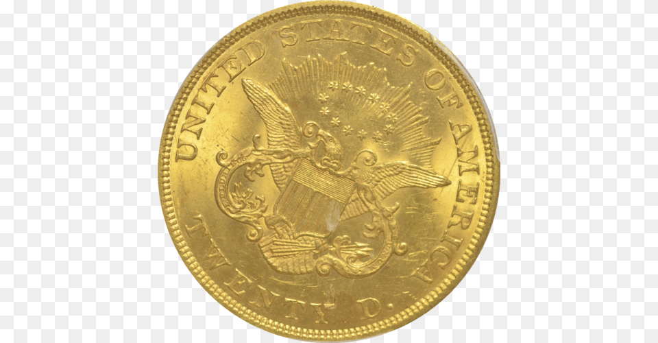 Gold 20 Liberty Bald Eagle On Coin, Money, Accessories, Jewelry, Locket Png Image