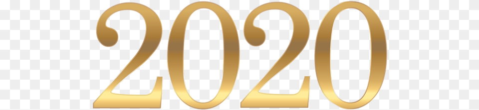Gold 2020 Clipart 2020, Number, Symbol, Text, Smoke Pipe Free Png