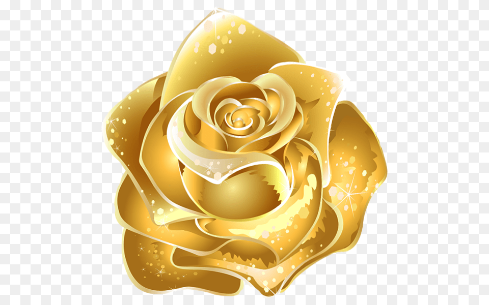 Gold, Flower, Plant, Rose, Clothing Png Image
