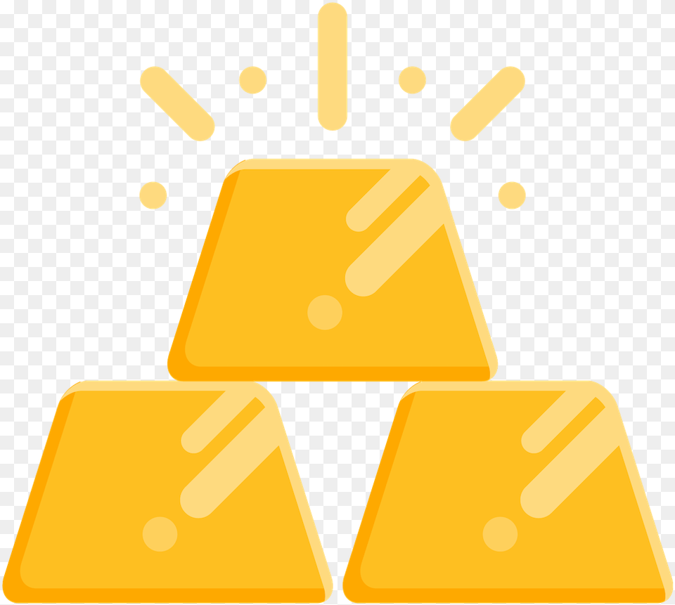 Gold, Bulldozer, Machine Png