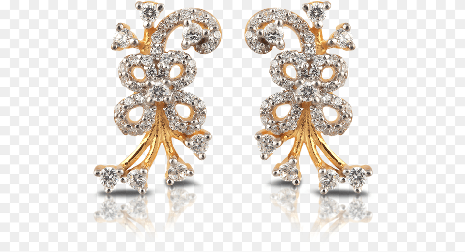 Gold, Accessories, Earring, Jewelry, Diamond Free Png Download