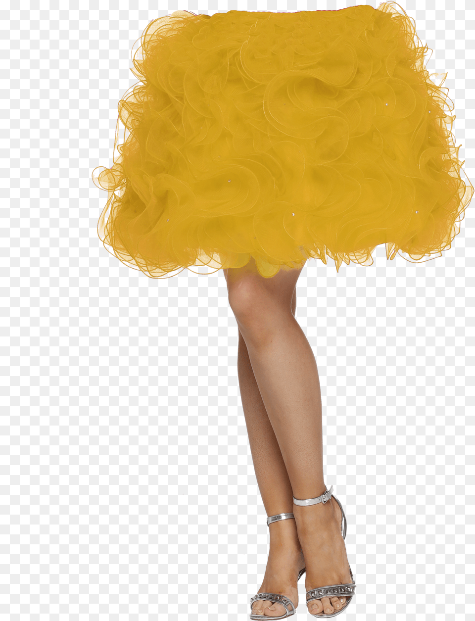 Gold Basic Pump, Skirt, Clothing, Shoe, High Heel Png Image