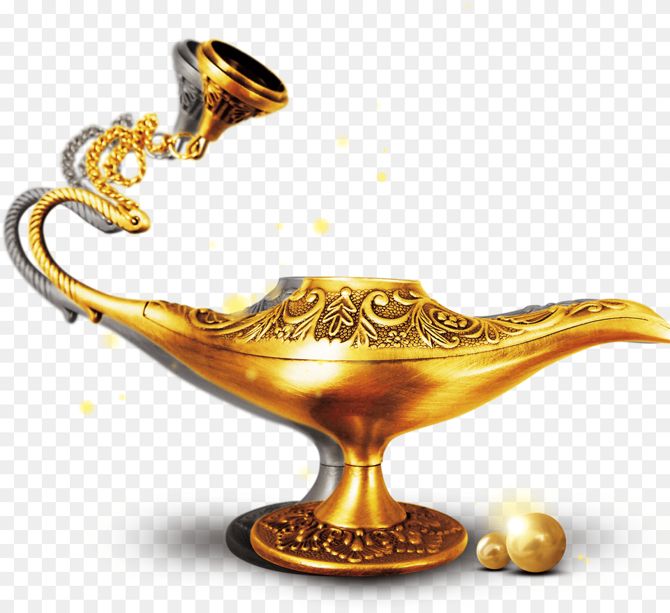 Gold Aladdin And The Magic Lamp Download, Glass, Treasure, Smoke Pipe Free Transparent Png