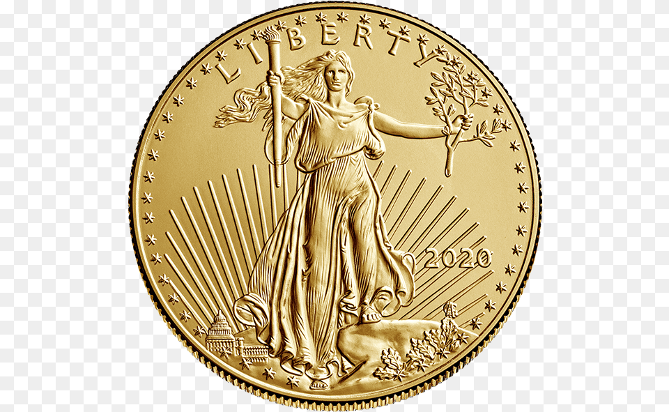 Gold American Eagle 2020 From The Us Mint Preorder Now Del Double Eagle Steakhouse, Wedding, Person, Adult, Female Png
