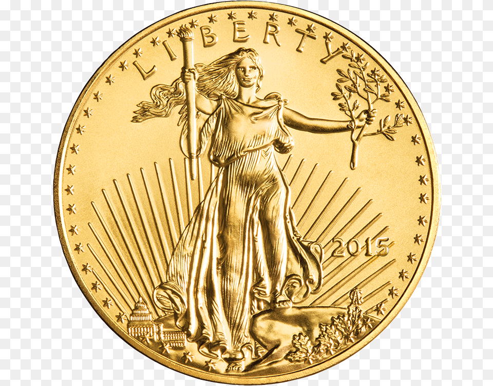 Gold American Eagle, Person, Coin, Money, Face Png Image