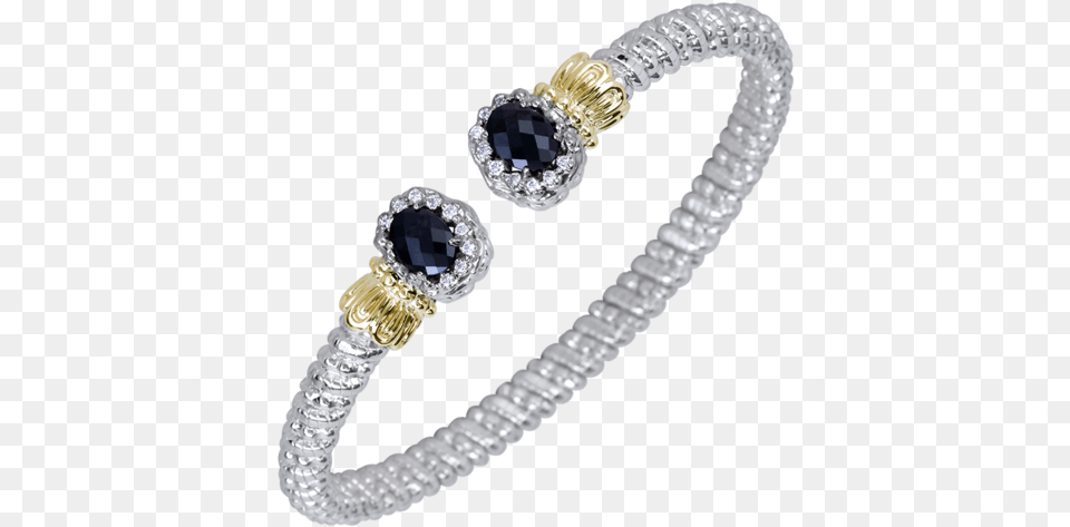 Gold Amp Sterling Silver Diamond Bracelet Black Onyx Bracelet, Accessories, Jewelry, Gemstone Free Png Download