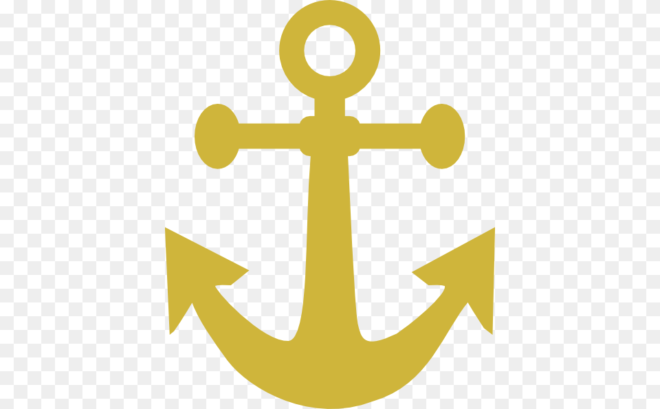 Gold Anchor Clip Art, Electronics, Hardware, Cross, Hook Png