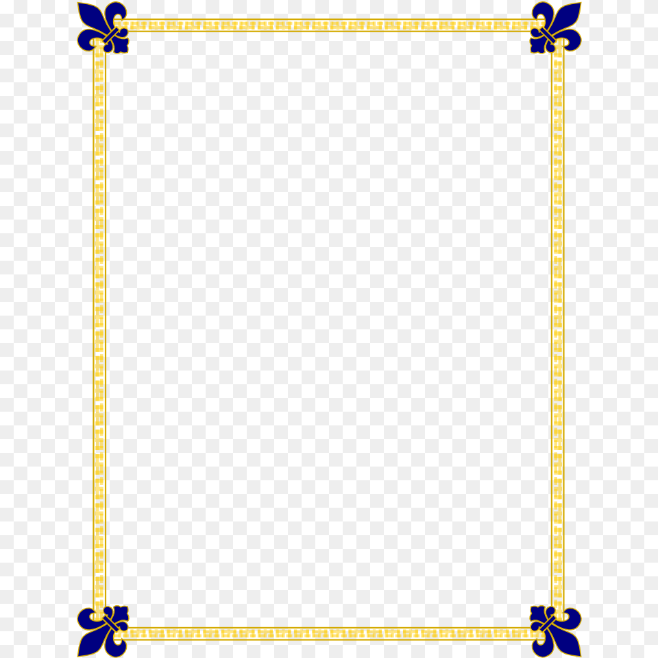 Gold And Black Border Png Image